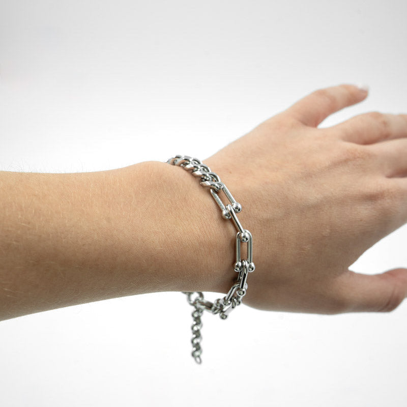 Two-tone Link Bracelet