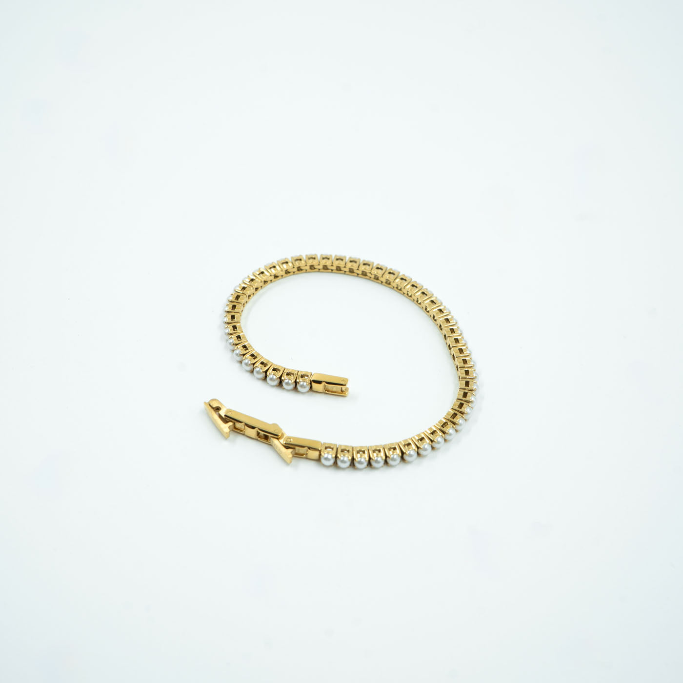 Pearl Flex Tennis Bracelet