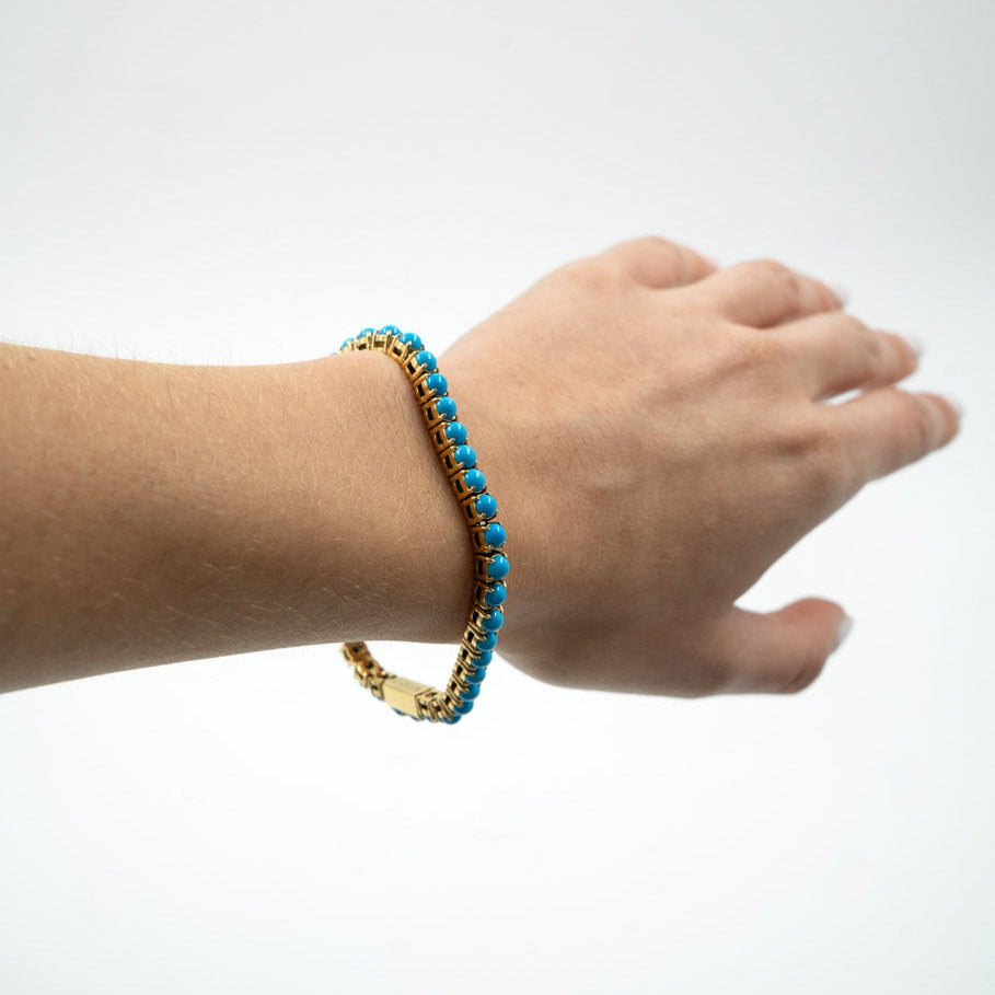 Turquoise Flex Tennis Bracelet