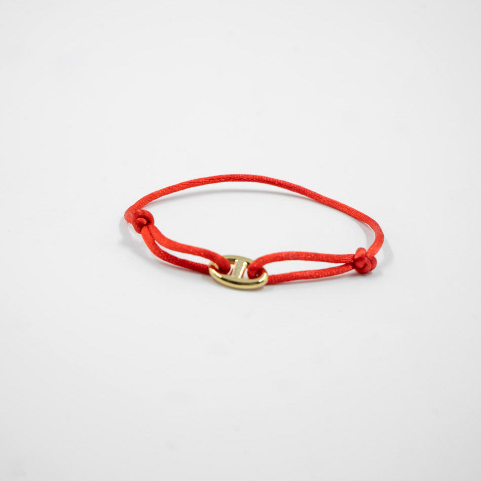 Scarlet Anchor Bracelet