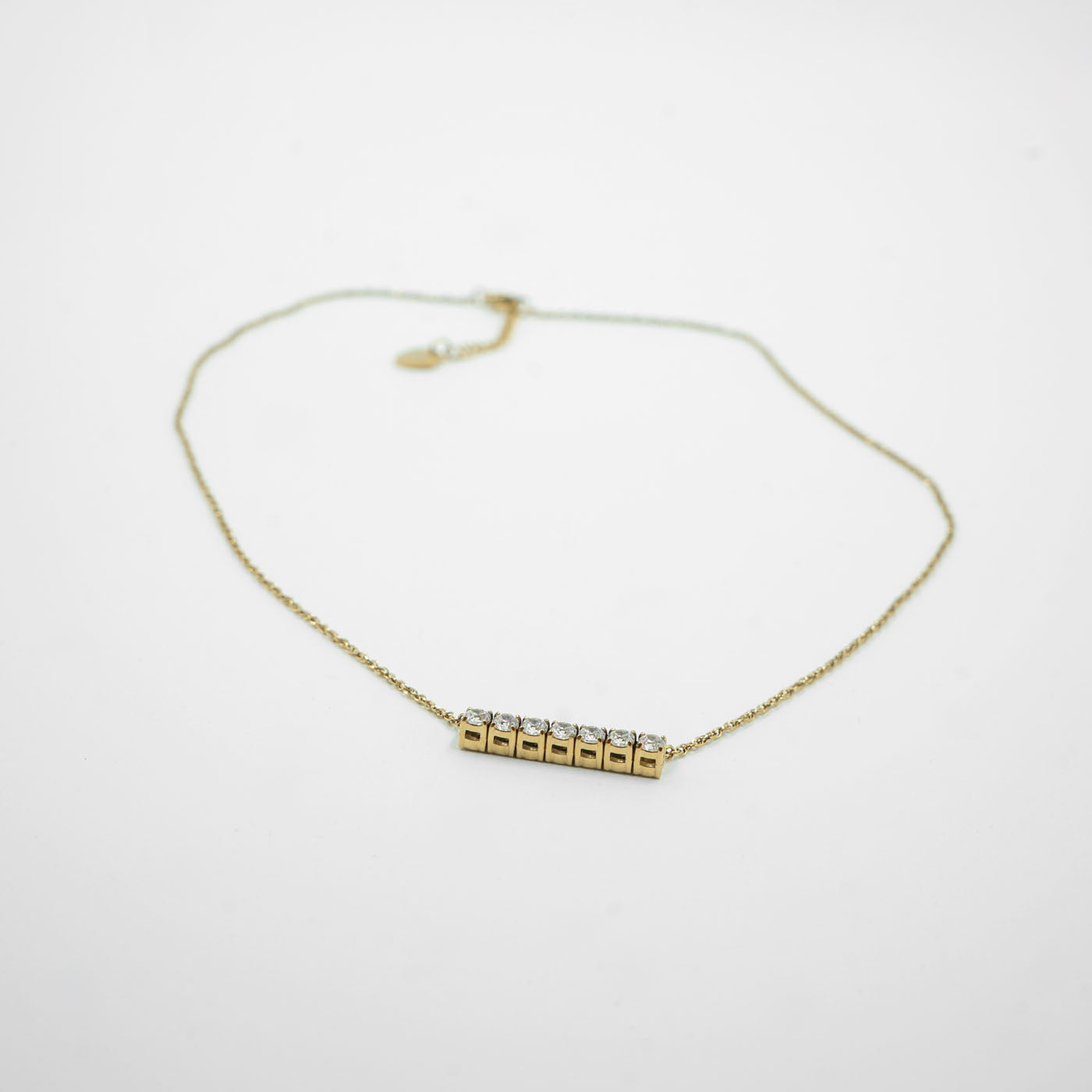 Diamond Bar Necklace
