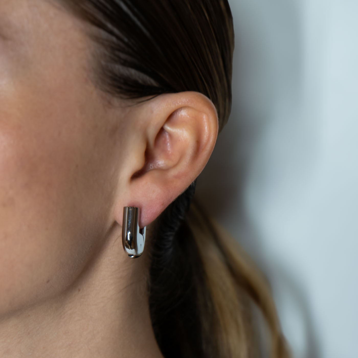 Icon Bold Earrings Silver